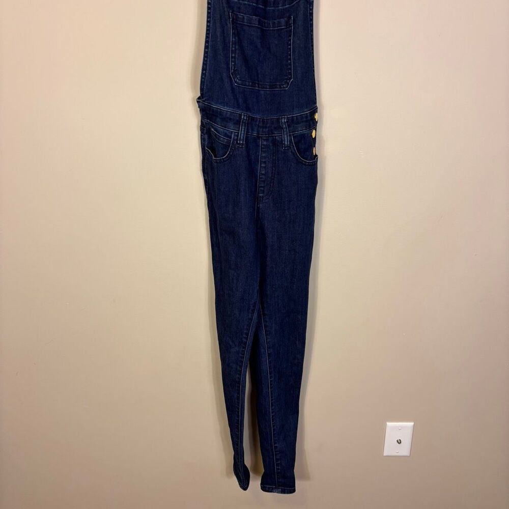 WeWoreWhat Denim Jean Overalls with Gold Buttons Size XS - Picture 4 of 7